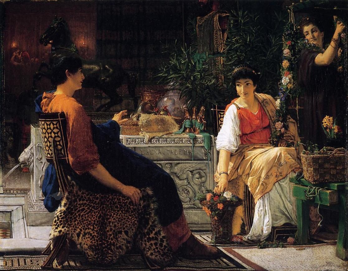 Sir Lawrence Alma-Tadema Preparations for the Festivities